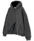 투웨이 피그먼트 헤비 후드집업 차콜