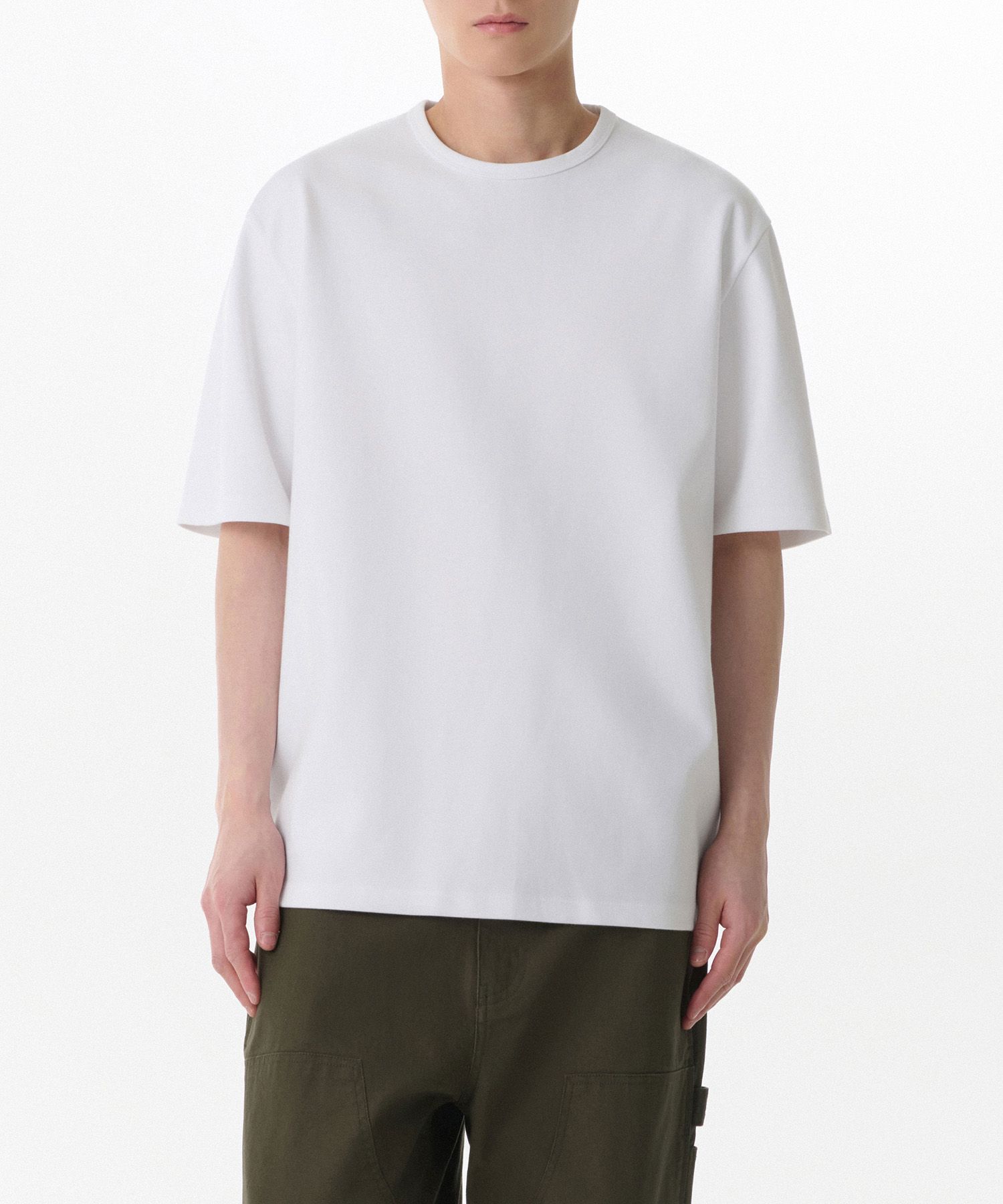 Tシャツ・カットソー *MUSINSA STANDARD* Heavy Ponte Relaxed Crew Neck Long Sleeve MUSINSA | MUSINSA STANDARD Heavy Ponte Relaxed Crew Neck