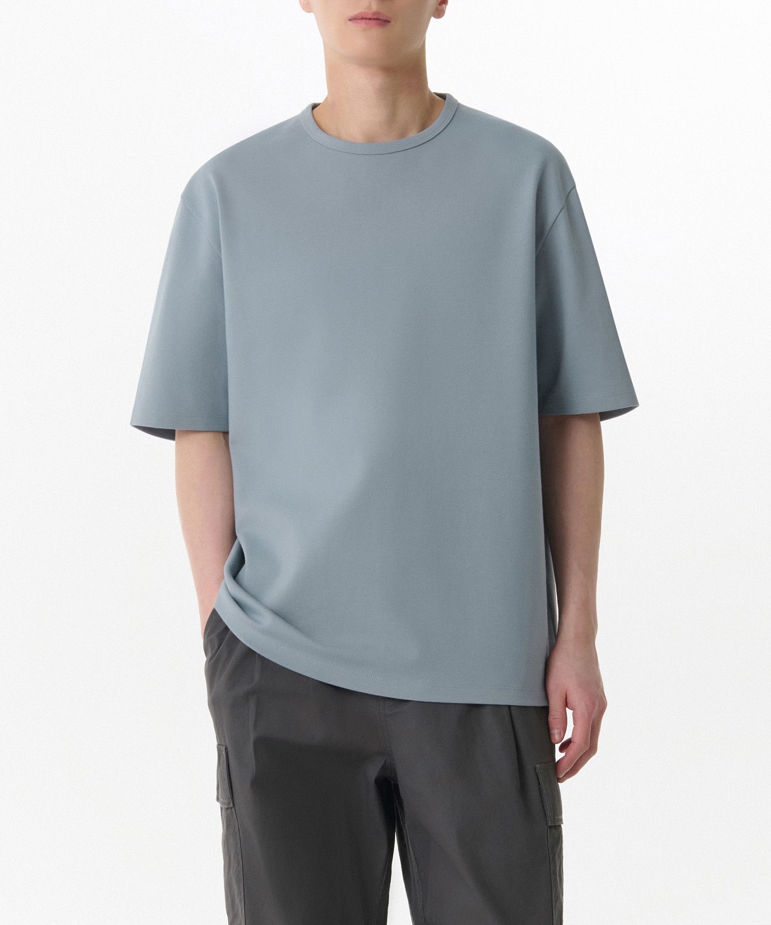 Tシャツ・カットソー *MUSINSA STANDARD* Heavy Ponte Relaxed Crew Neck Long Sleeve MUSINSA | MUSINSA STANDARD Heavy Ponte Relaxed Crew Neck T