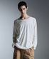릴렉스드 라이트웨이트 CR 스쿱 넥 긴소매 티셔츠 [크림]