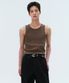 에센셜 탱크 탑 [브라운]