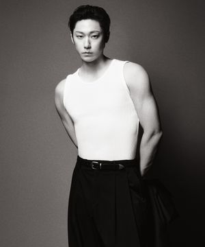 [이도현 PICK] 와이드 리브드 탱크 탑 [화이트]