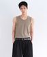 와이드 리브드 탱크 탑 [토프]