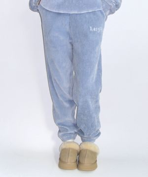 Corduroy Jogger Pants - Powder Sky