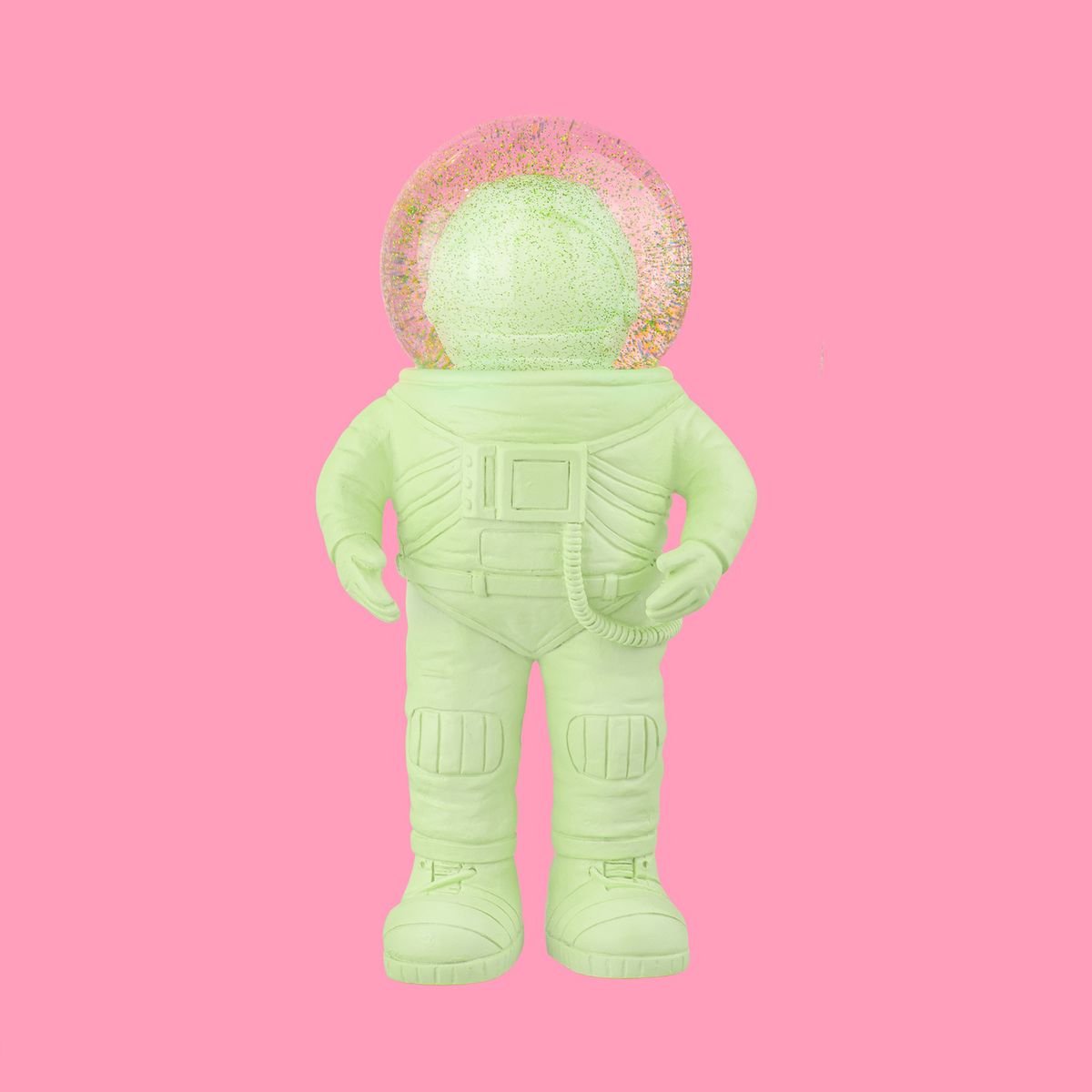 동키프로덕트(DONKEY PRODUCTS) 스노우볼 우주비행사 그린 18cm