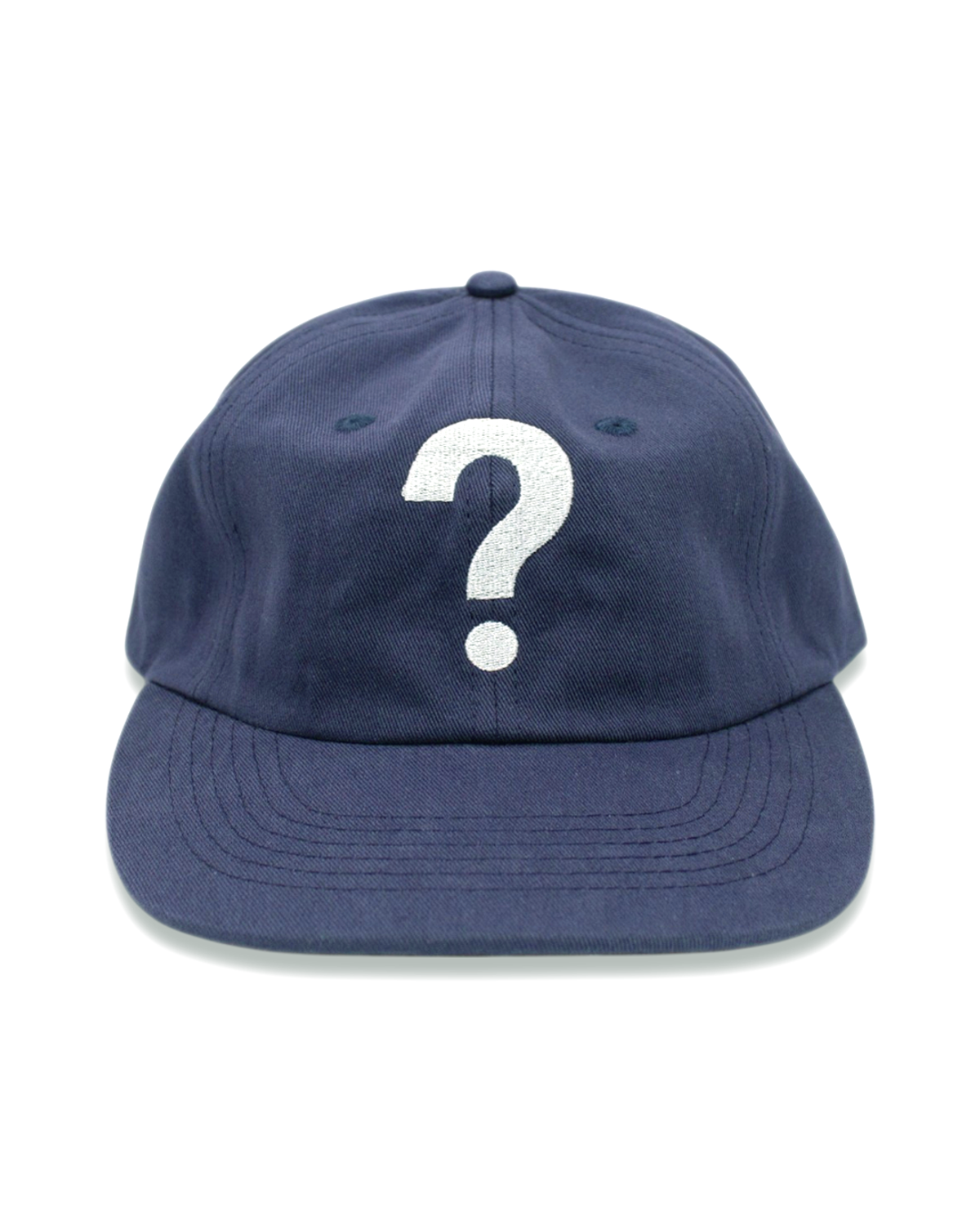 미디엄스(MEDIUMS) I Am So Confused Cap - Navy(나는 너무 혼란스러워 캡/물음표 모자)