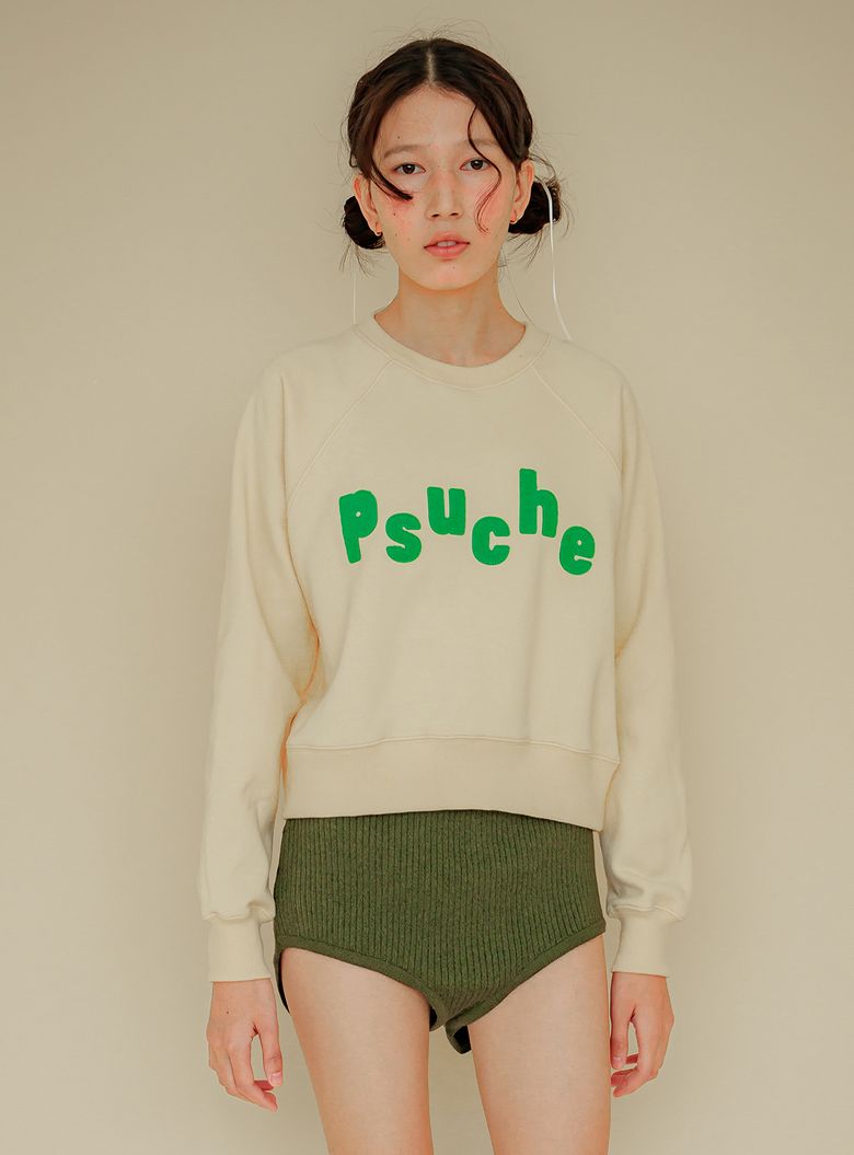 LOGO CROPPED SWEATSHIRT_BUTTER YELLOW
