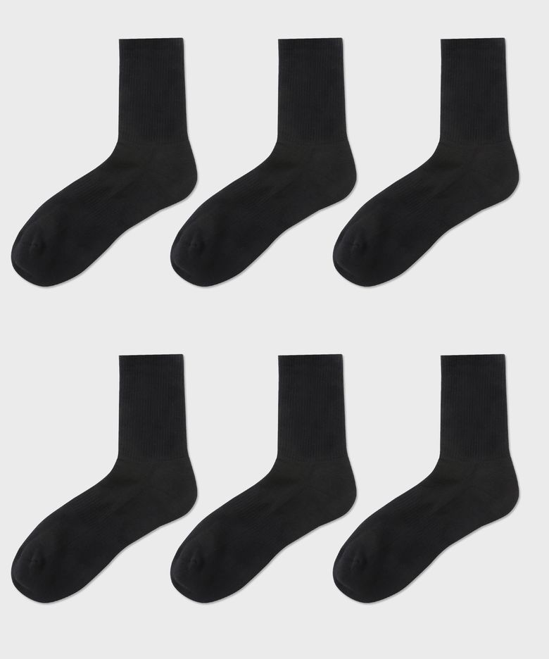 바닥쿠션 골지밴드(블랙)6개