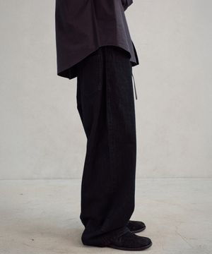 LOOSED WIDE DENIM PANTS (INDIGO)