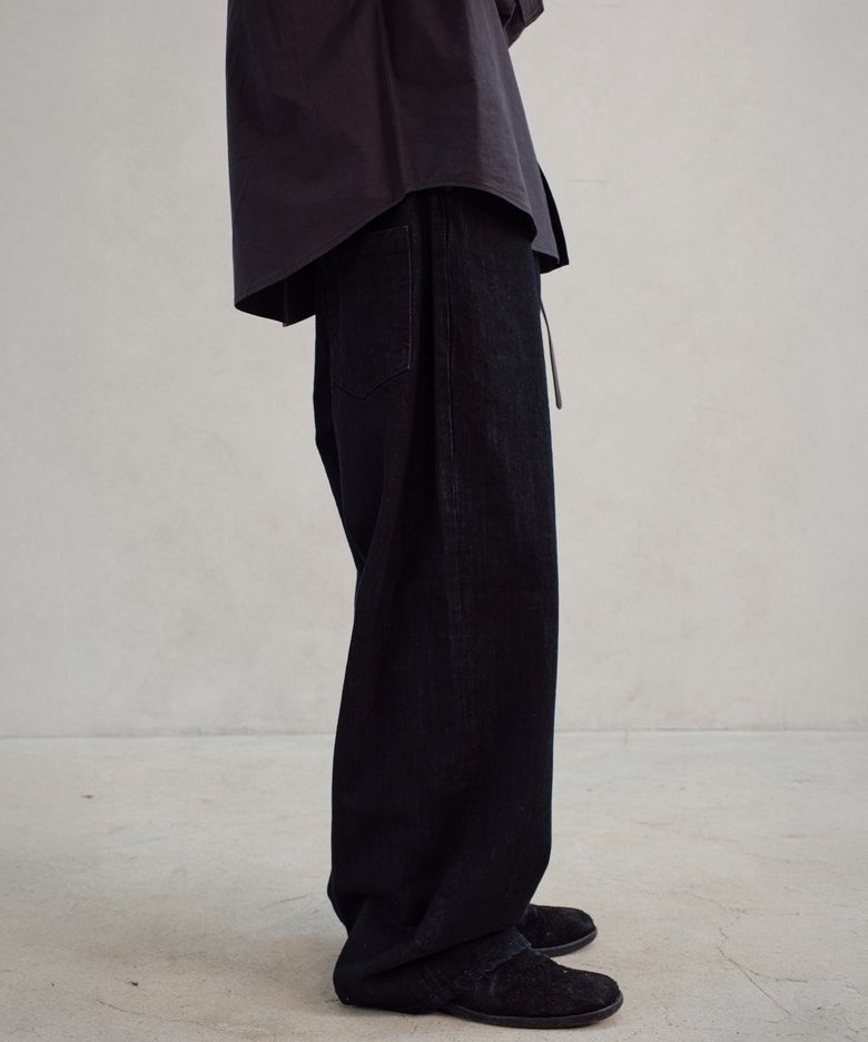 LOOSED WIDE DENIM PANTS (INDIGO)