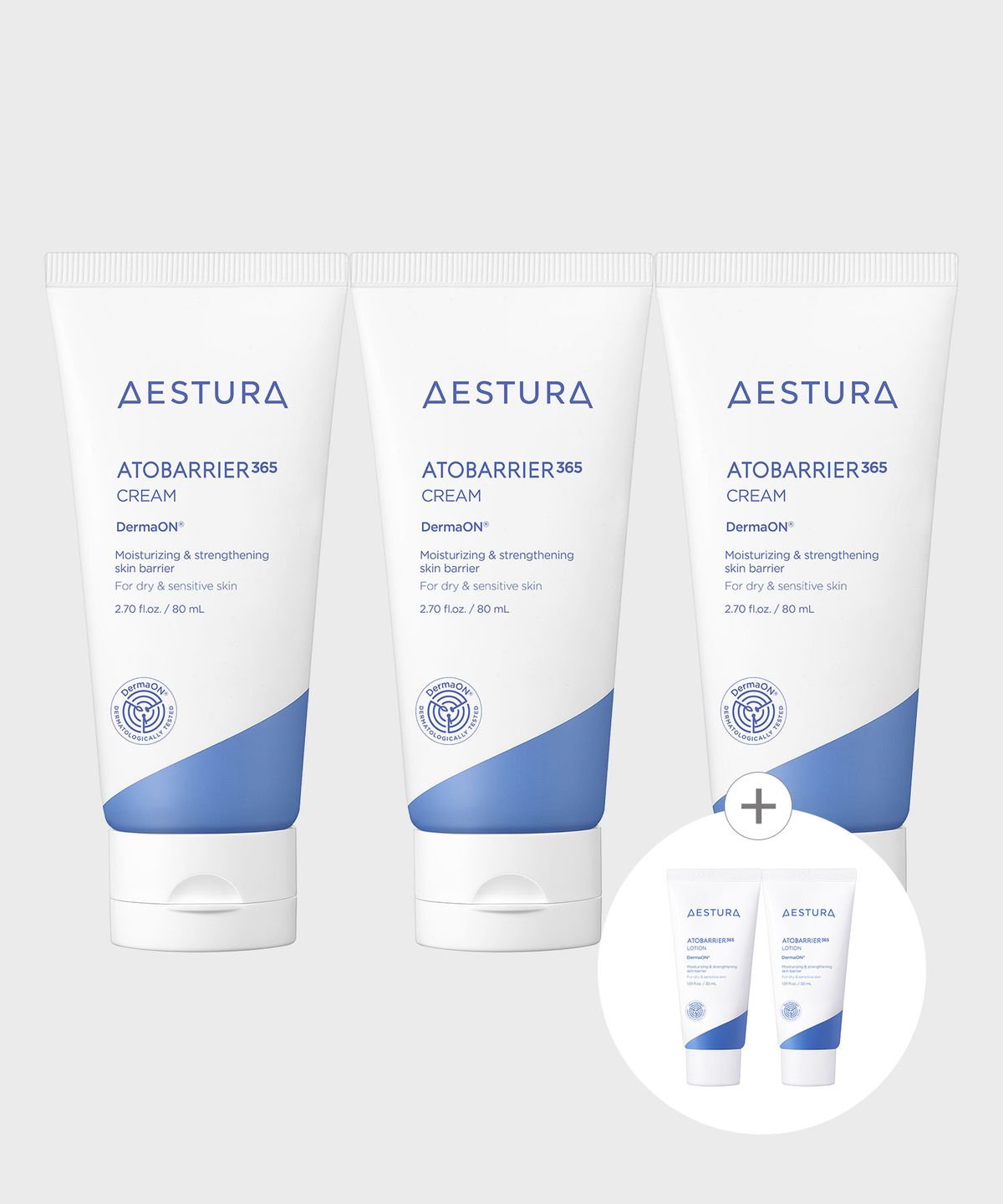 에스트라(AESTURA) 아토베리어365 크림 80ml 3개