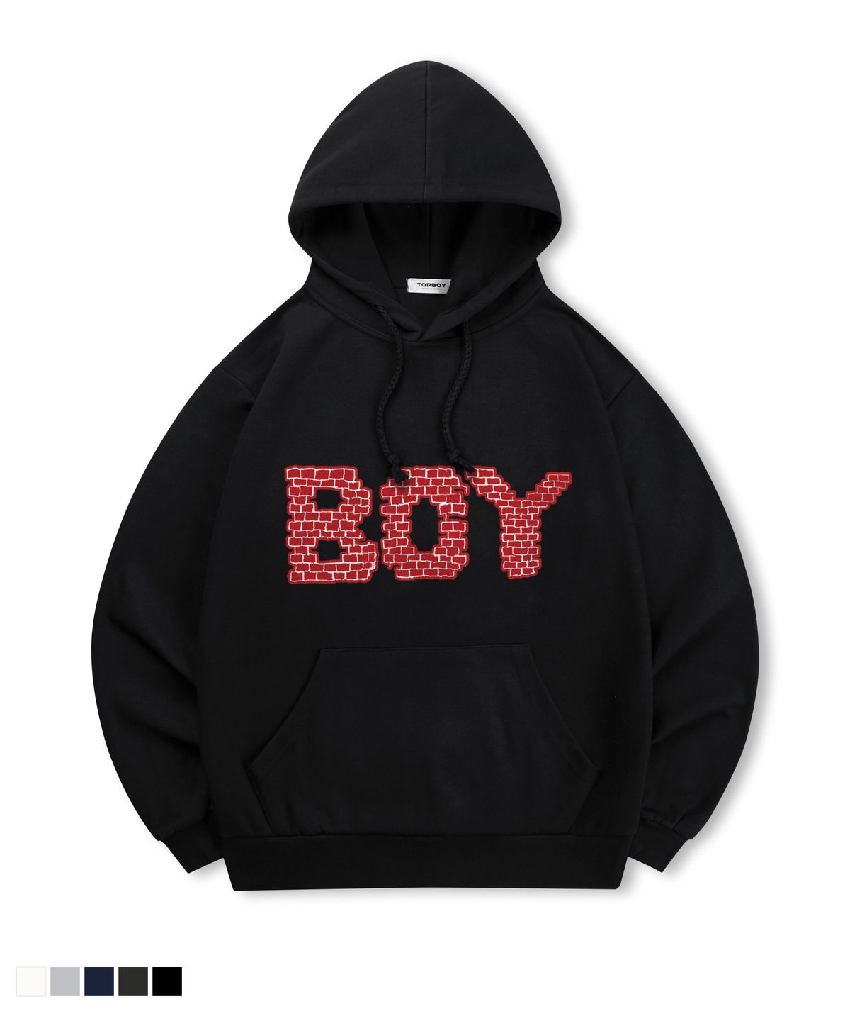 탑보이(TOPBOY) [논기모or기모] 브릭보이 후드 스웨트 셔츠