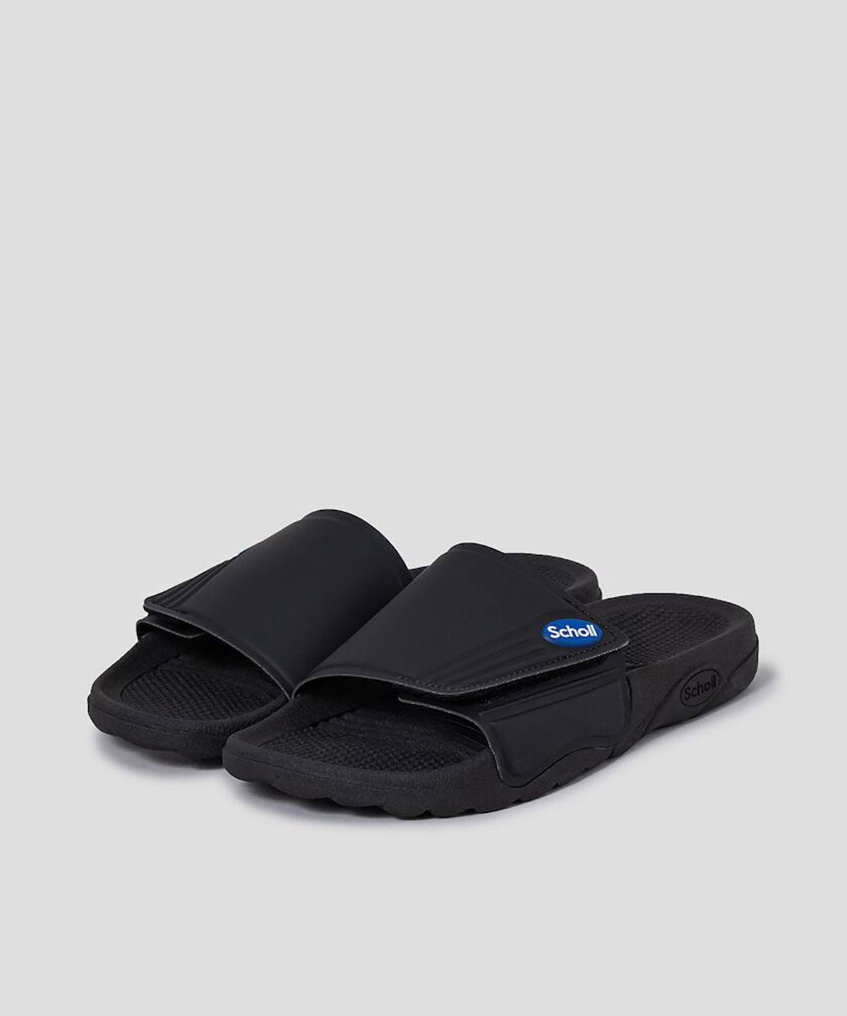 숄(SCHOLL) (UNISEX) EVA 원스트랩 샌들  블랙 (HH44K3F115)