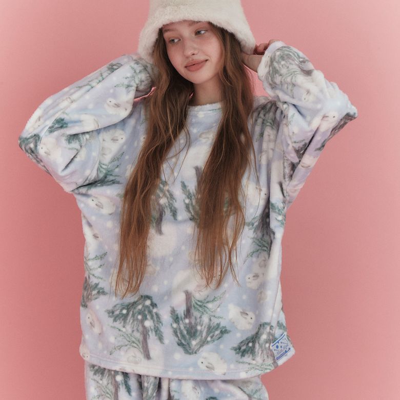 snow rabbit winter pajama (수면잠옷)