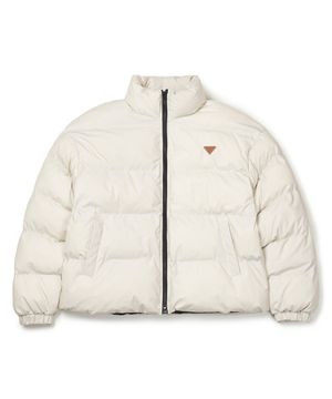 Patch Leather Padded-White