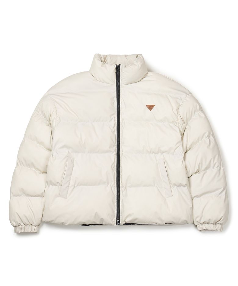 Patch Leather Padded-White