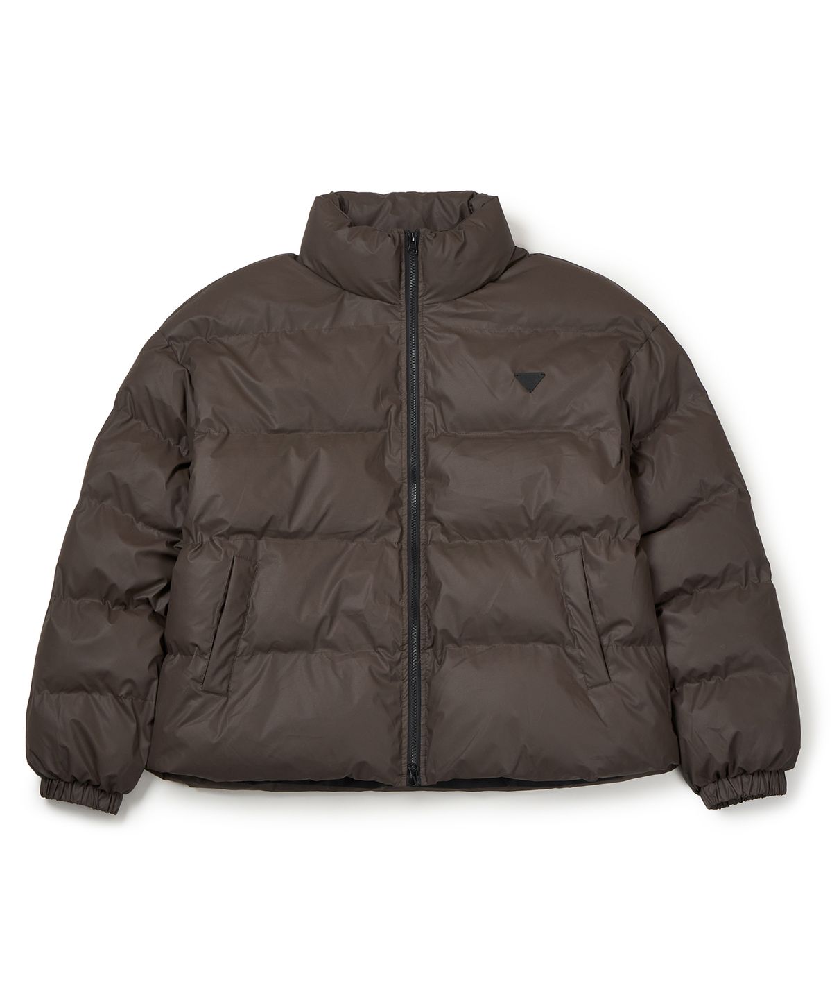 테네르(TENER) Patch Leather Padded-Brown