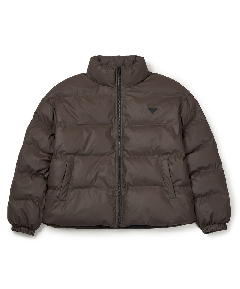 Patch Leather Padded-Brown