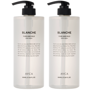 퓨어 앤 마일드 대용량 바디워시 블랑쉬 800ml 2개