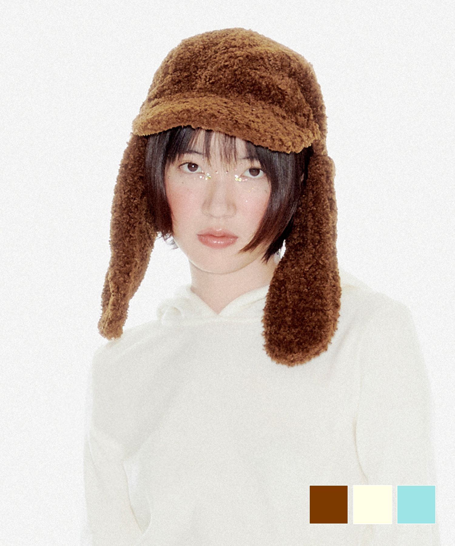 ★関税込★YOUHEE★YOUHEE SHEARING TRAPPER HAT★ MUSINSA | YOUHEE YOUHEE SHEARING TRAPPER HAT BROWN