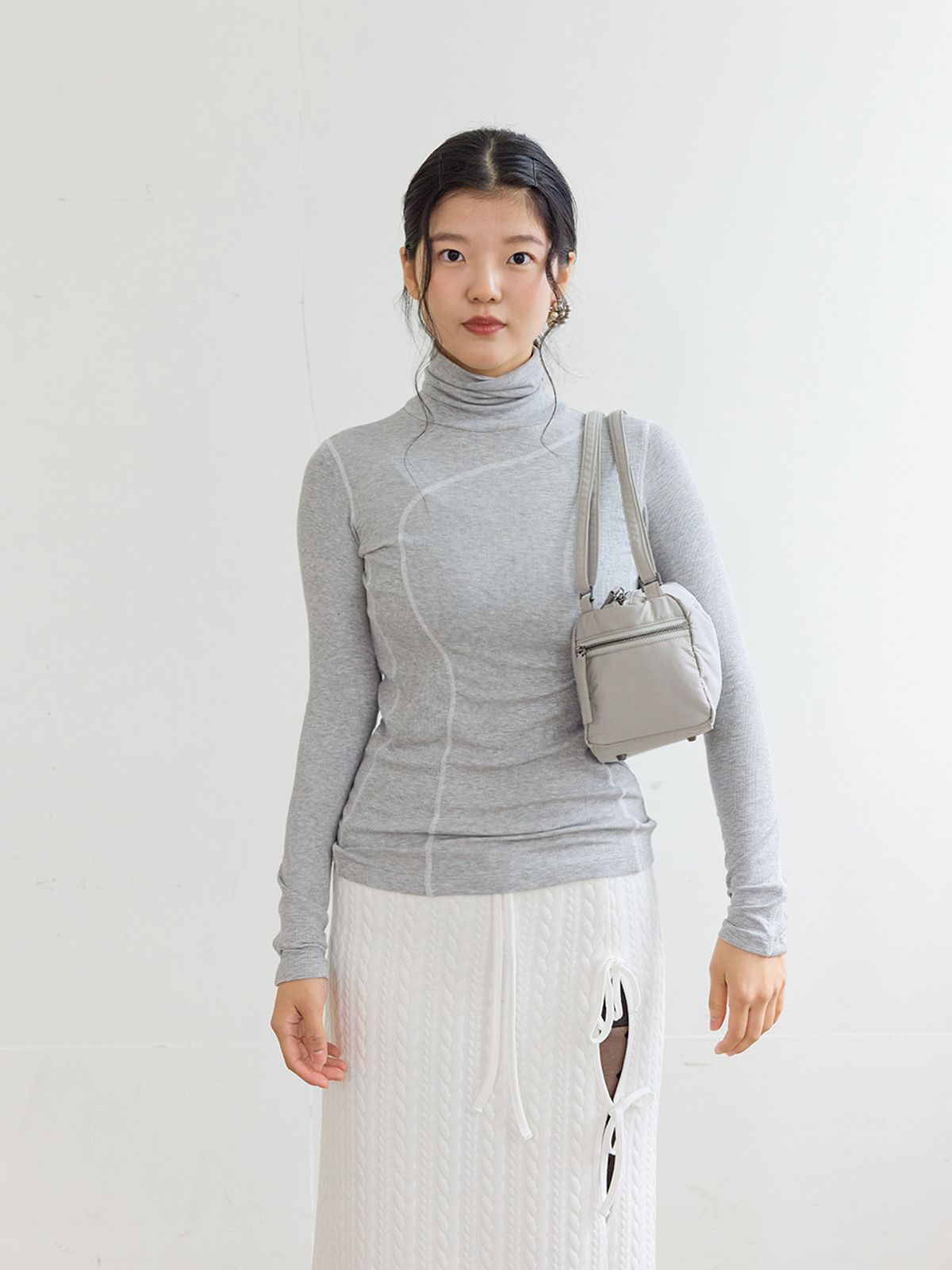 콜로신스(COLOCYNTH) 2-way Marque Bag Light Gray