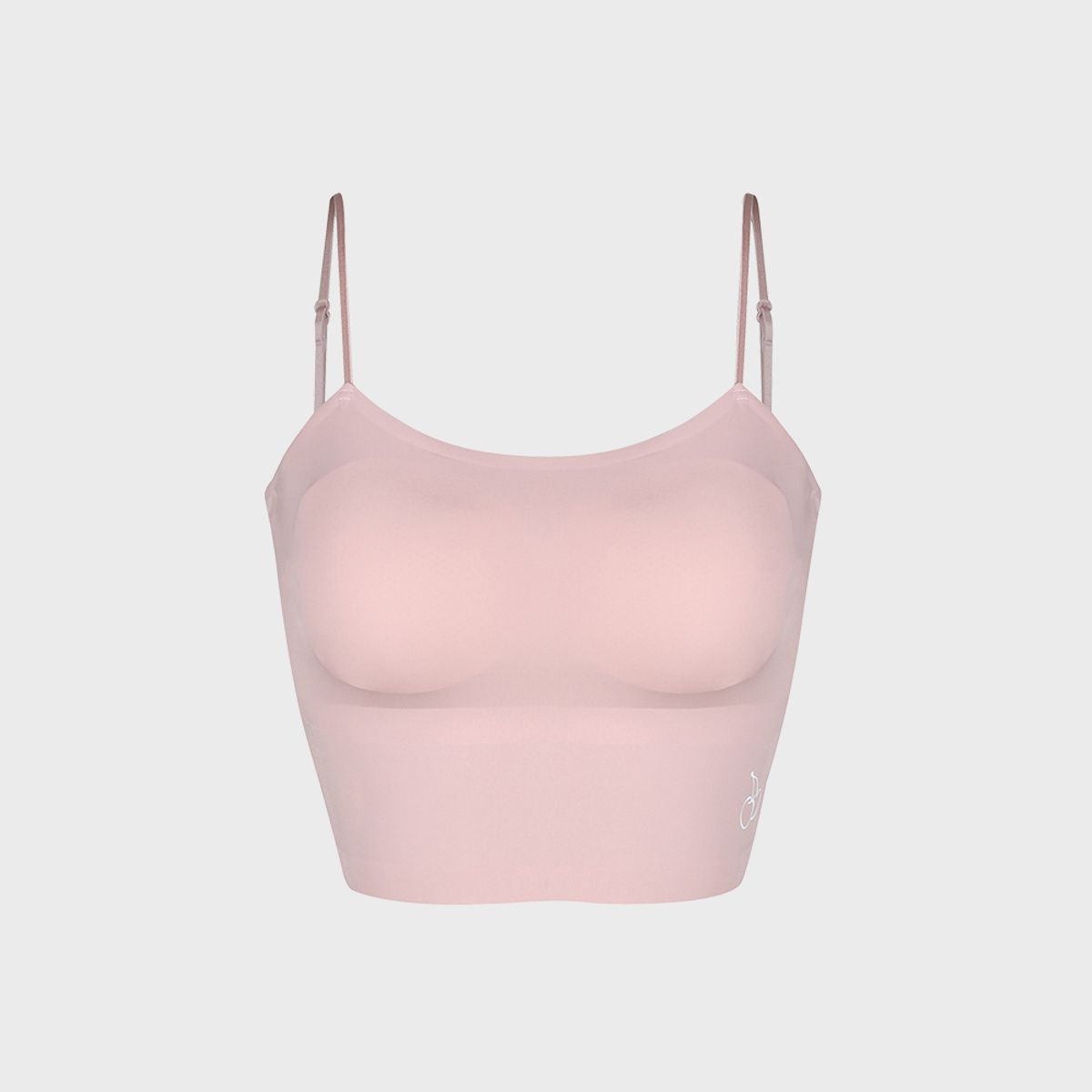 키르시 언더웨어(KIRSH UNDERWEAR) 퓨징 노와이어 슬림-핏 브라탑 딥핑크