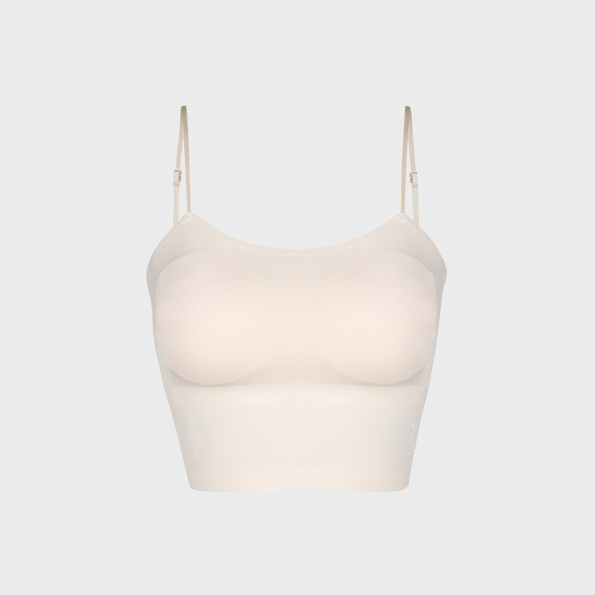 키르시 언더웨어(KIRSH UNDERWEAR) 퓨징 노와이어 슬림-핏 브라탑 스킨