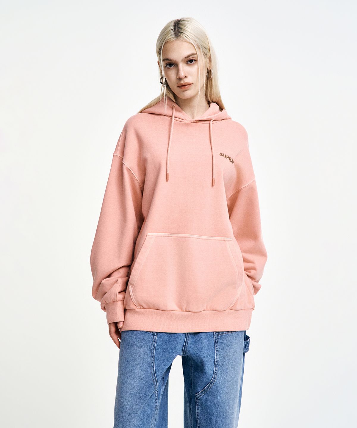 수프라(SUPRA) 가먼트 다잉 크라운 스프레이 후드(PINK)