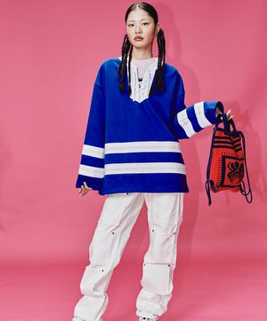 반다나 럭비 탑/블루