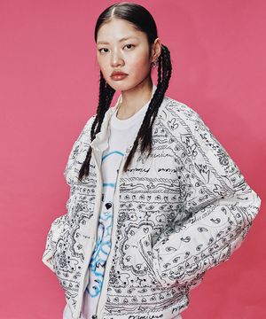반다나 라이트 패딩 쟈켓 no.2/화이트