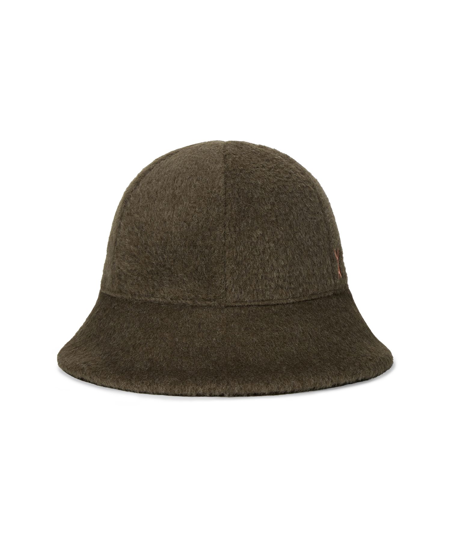 MUSINSA | VARZAR VA Stud Wool Bucket Hat Brown