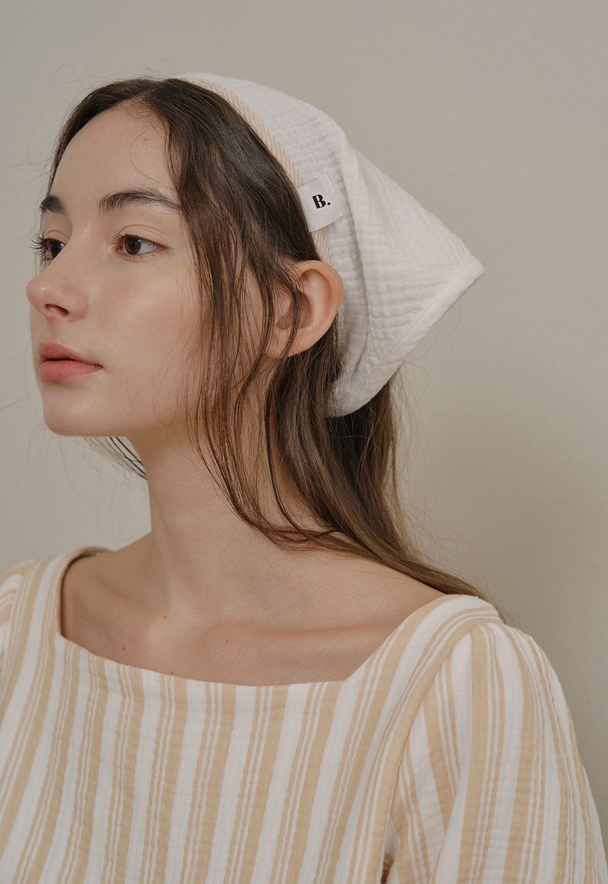 보일하우스(BOIL HOUSE) Triangle Strap Hair Kerchief