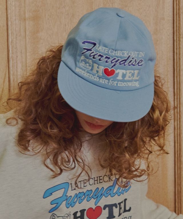 ★RONRON★ FURRYDISE BALL CAP SKY MUSINSA | RONRON FURRYDISE BALL CAP SKY