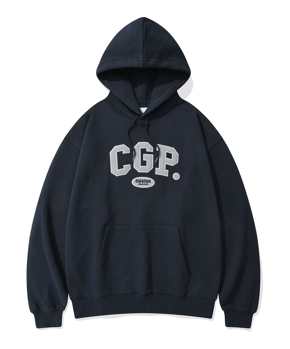 코드그라피(CGP) CGP X MAMA CGP 아치 로고 후드티_네이비