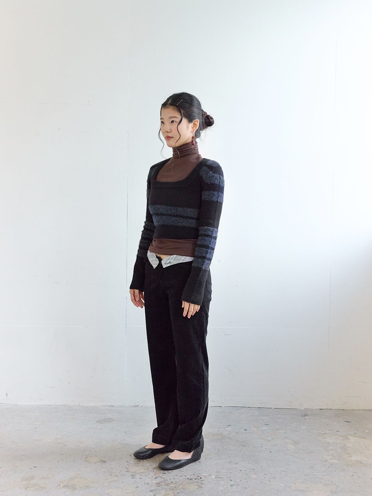 콜로신스(COLOCYNTH) Grandmas Corduroy Pants Black