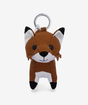 폭스 백 참 키링 - 브라운 / MM06906WW0107P256