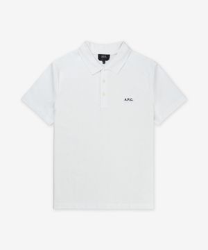 카터 로고 레귤러핏 반소매 폴로 셔츠 - 화이트 / COGWZH26342AAB