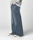 빈티지 바이오 캣워싱 와이드 데님 팬츠 [샌드 인디고]