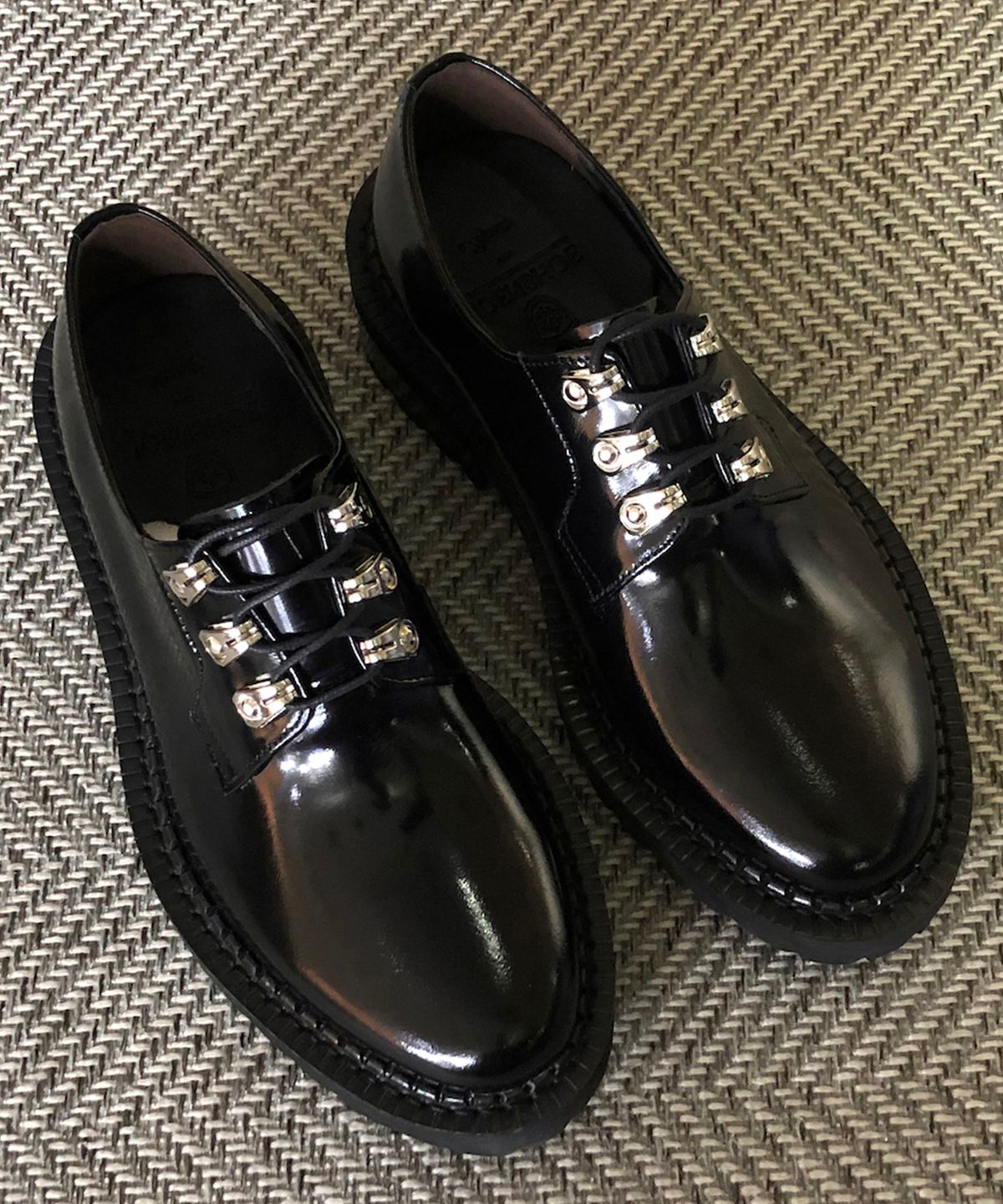 조앤슈(JOENSHOE) 3버클 워커 옥스퍼드 블랙복스