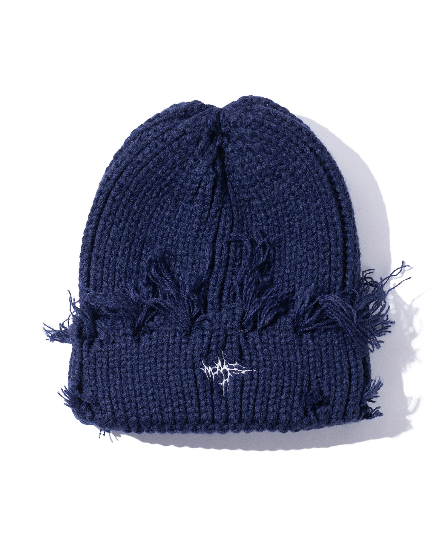 【massnoun】25SS★ Damage Twig Logo Beanie MUSINSA | MASSNOUN Damage Twig Logo Beanie Black