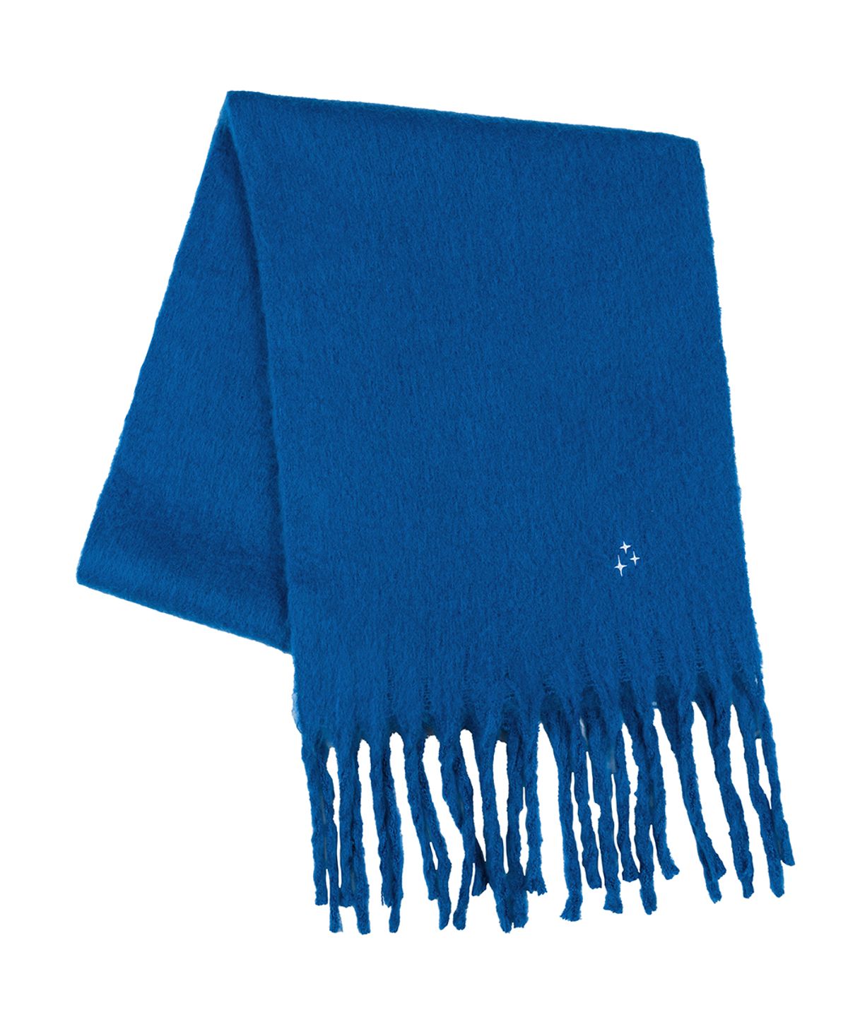 누프에블루(NEUFETBLEU) NEB fluffy bold muffller (blue)
