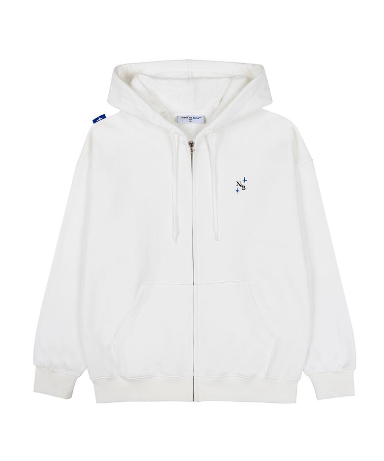 NEB hoody zipup (off-white)