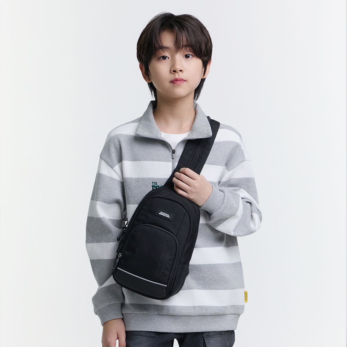 내셔널지오그래픽 키즈(NATIONAL GEOGRAPHIC KIDS) K255KCR070 투웨이 슬링백 BLACK