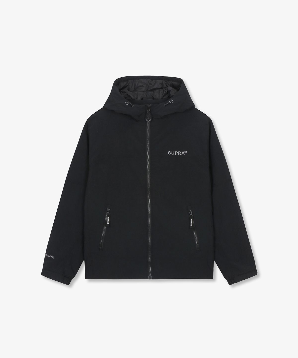 수프라(SUPRA) 프리미엄 프리마로프트 베이직 경량 패딩 자켓(BLACK)