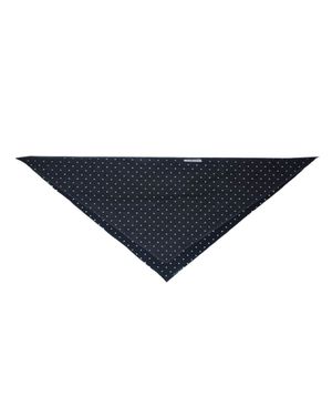 LAYERED DOT SCARF (DARK NAVY)