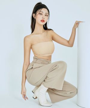 이지 브라탑 심리스 스포츠 튜브탑