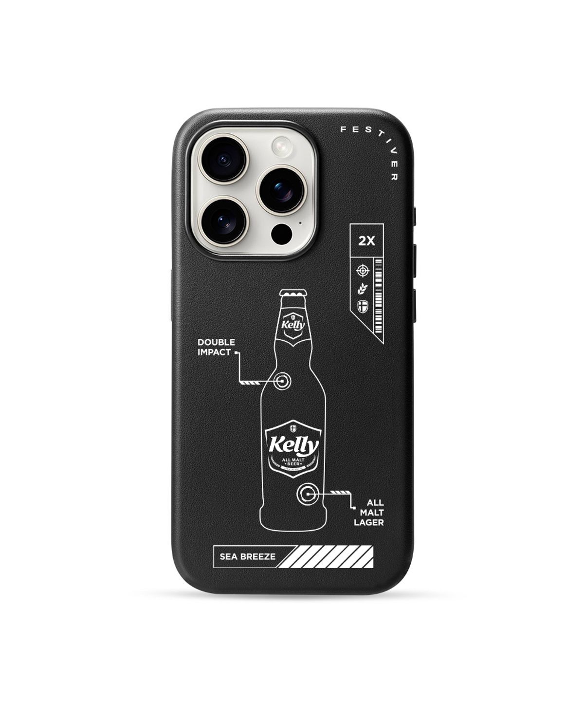 페스티버(FESTIVER) 켈리 더블 임팩트 아이폰 맥세이프 레더 케이스