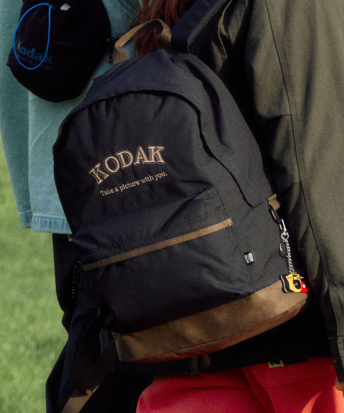 코닥(KODAK) 데일리 플러스 키링 백팩 20L BLACK