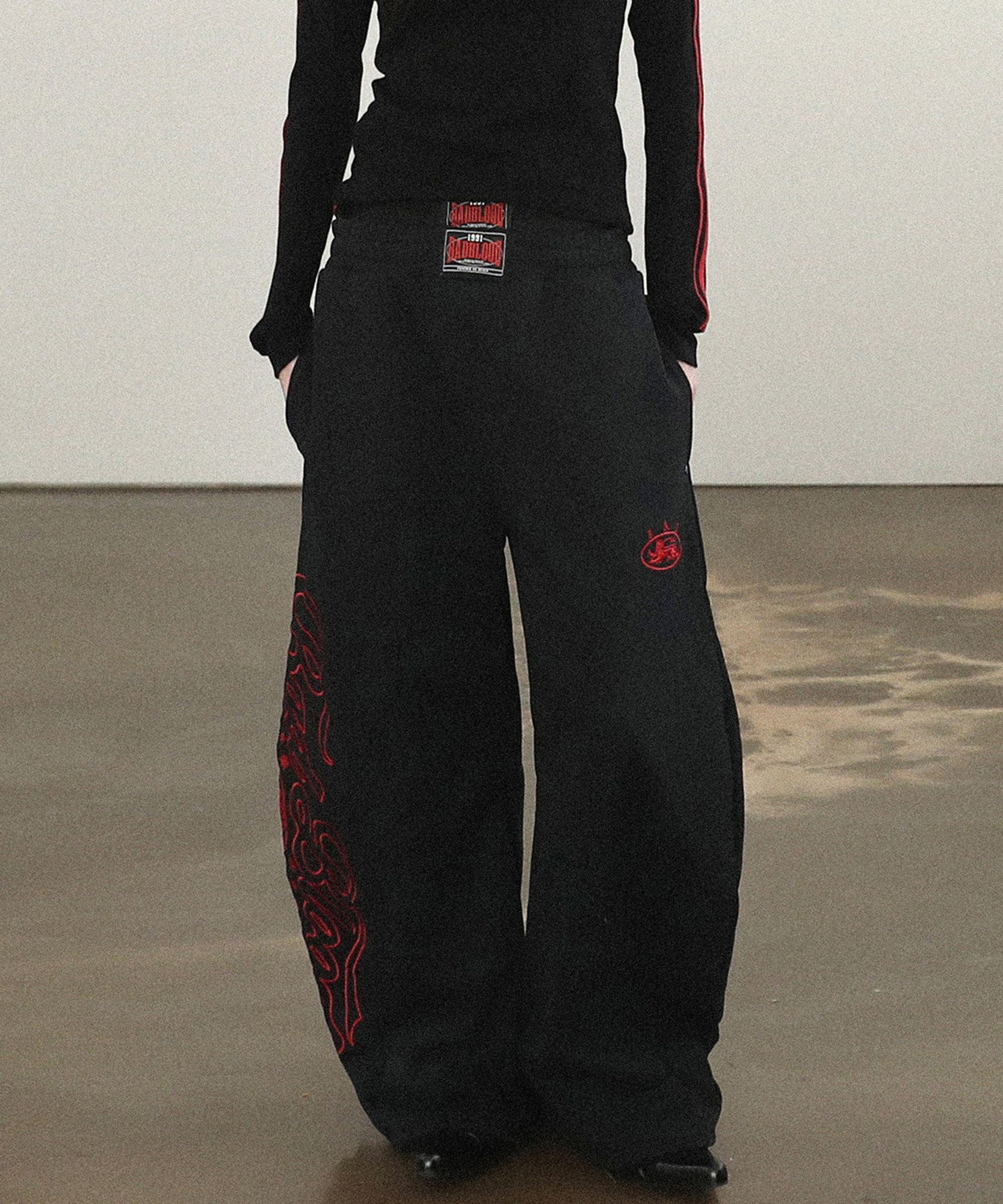 【BADBLOOD】ビヨンドソフトジョガー - チャコール BADBLOOD Beyond Cash Soft Jogger 5BMM066 (BADBLOOD/パンツ