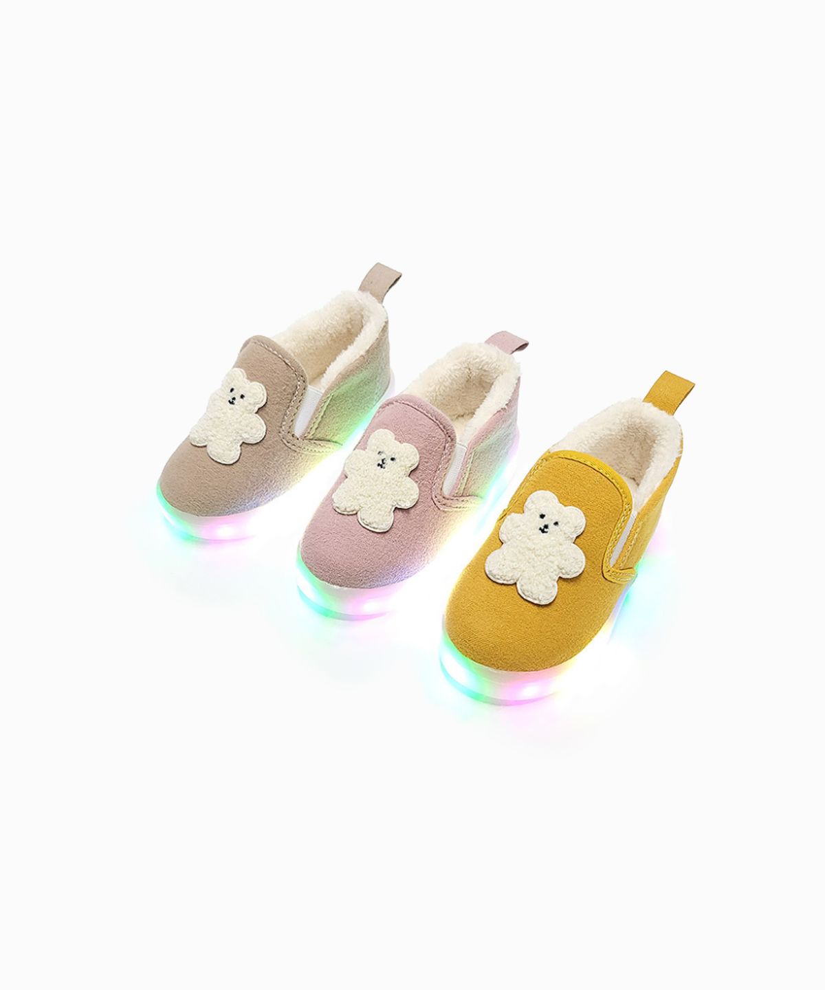 베이비솔(BABYSOLE) 젤리곰 LED슈즈